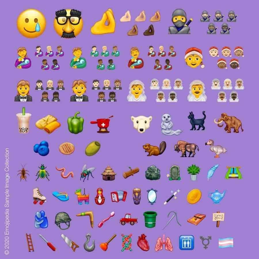 Los 62 nuevos emojis para 2020