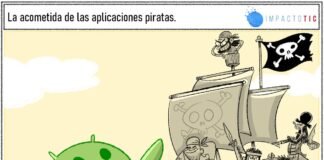 #TICaricatura sobre piratería - junio 4 de 2021