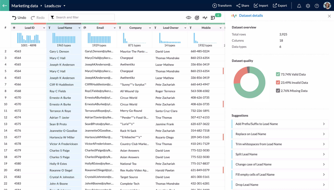 DataPrep Standalone