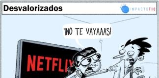 TICaricatura-Netflix-200000-suscriptores-desvalorizado