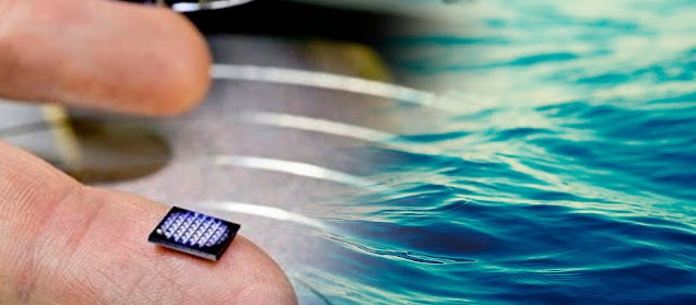Microchip de microrrobot de IBM.