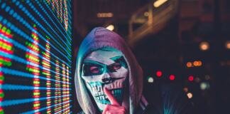 Hacker frenta a pantalla