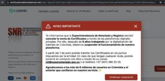 Certificado de Tradición y Libertad