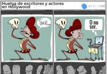 TICaricatura - 14 de julio - demanda de escritores y actores
