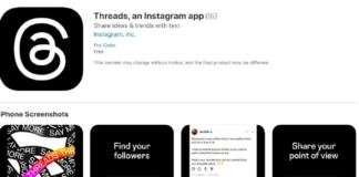 Instagram Threads en la Appstore